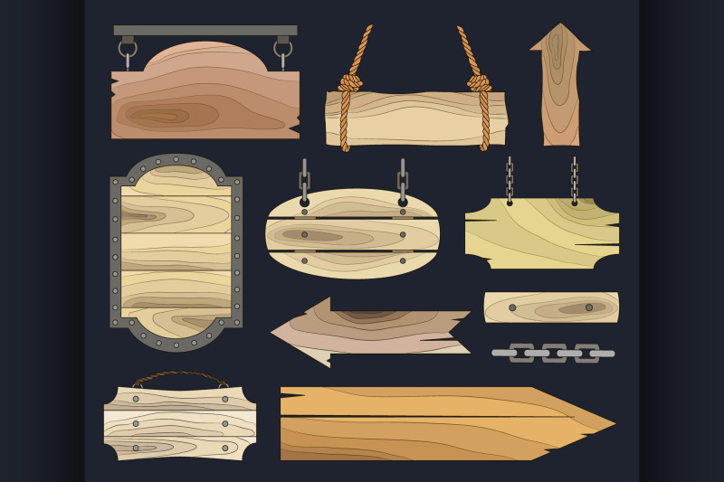 wood-banners-boards