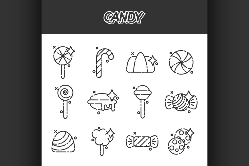 candy-cartoon-concept-icons