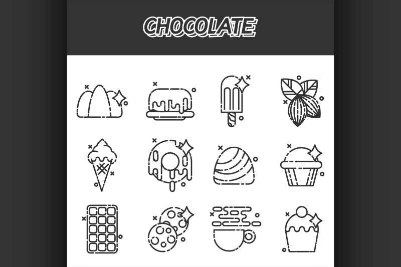 chocolate-cartoon-concept-icons