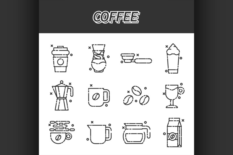 coffee-cartoon-concept-icons