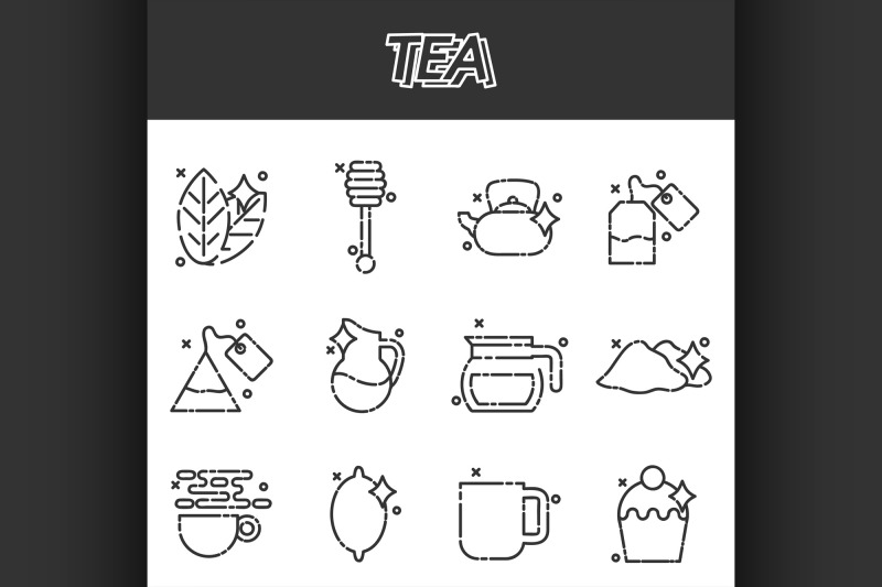 tea-cartoon-concept-icons