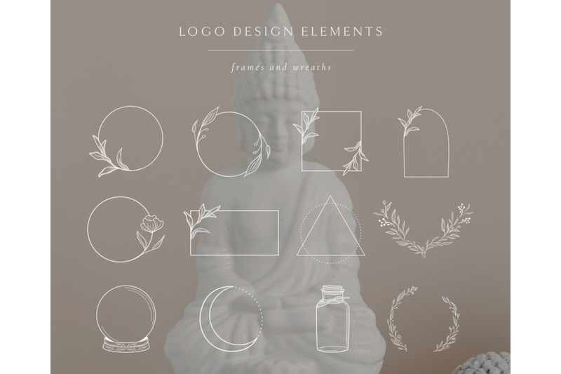 white-logo-elements-frames-and-borders-spiritual-astrology-tattoo