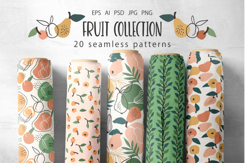 fruit-collection-20-patterns