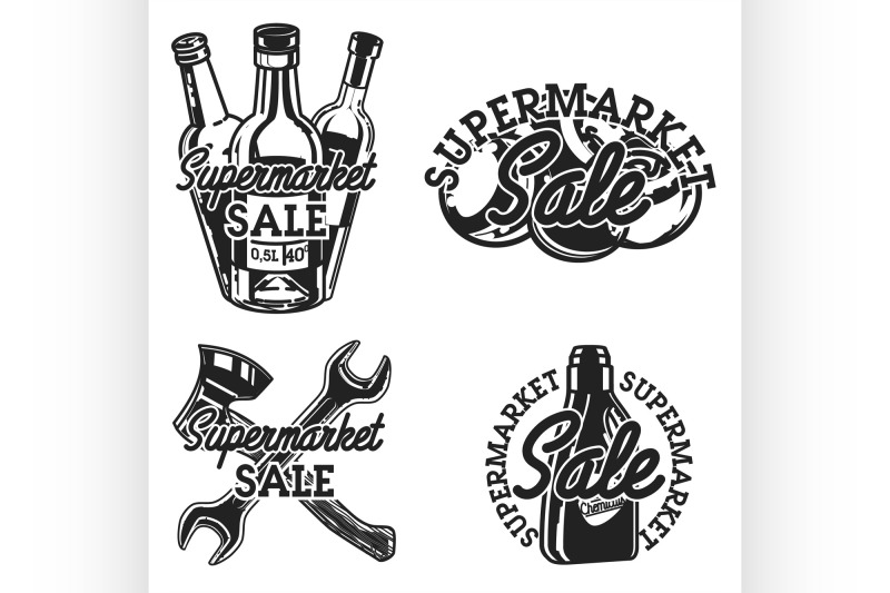 vintage-supermarket-sale-emblems