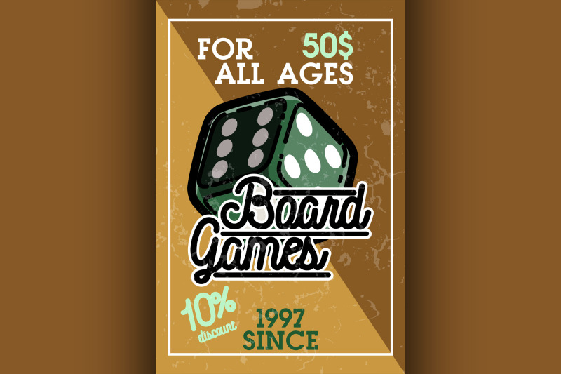 color-vintage-bord-games-banner