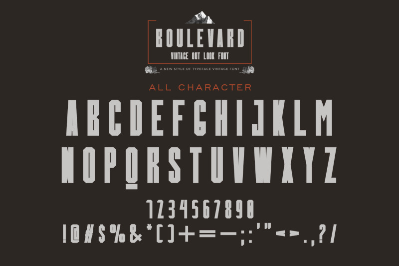 boulevard-vintage-outlook-font