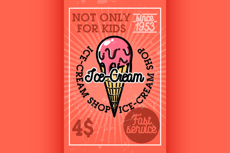 color-vintage-ice-cream-banner