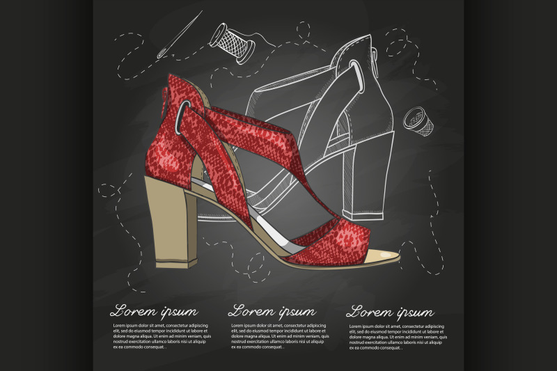 fashion-vector-sketch-womens-shoes