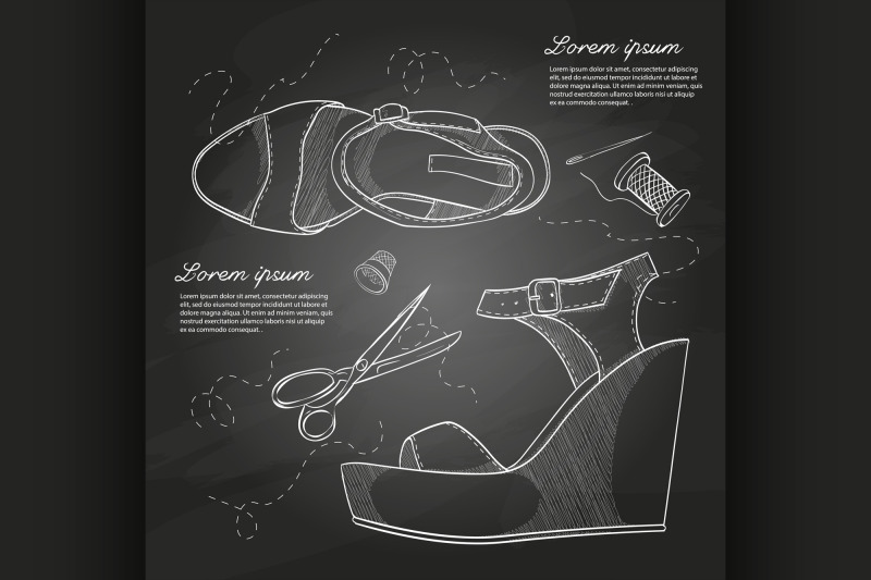 fashion-vector-sketch-womens-shoes