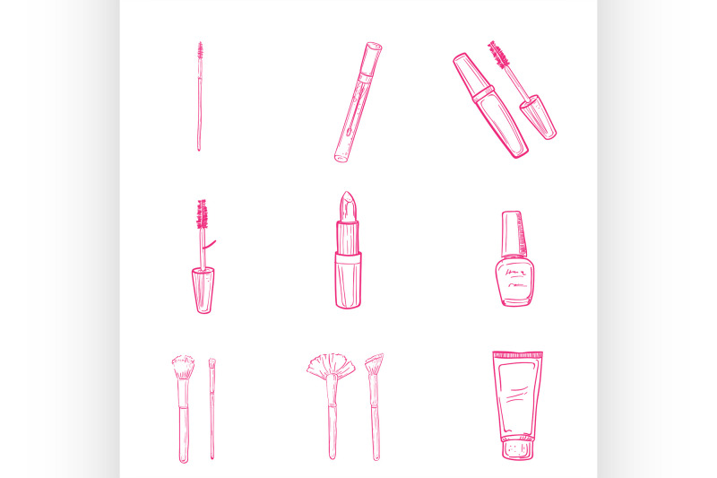 hand-drawn-makeup-icons