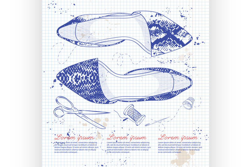 fashion-vector-sketch-womens-shoes