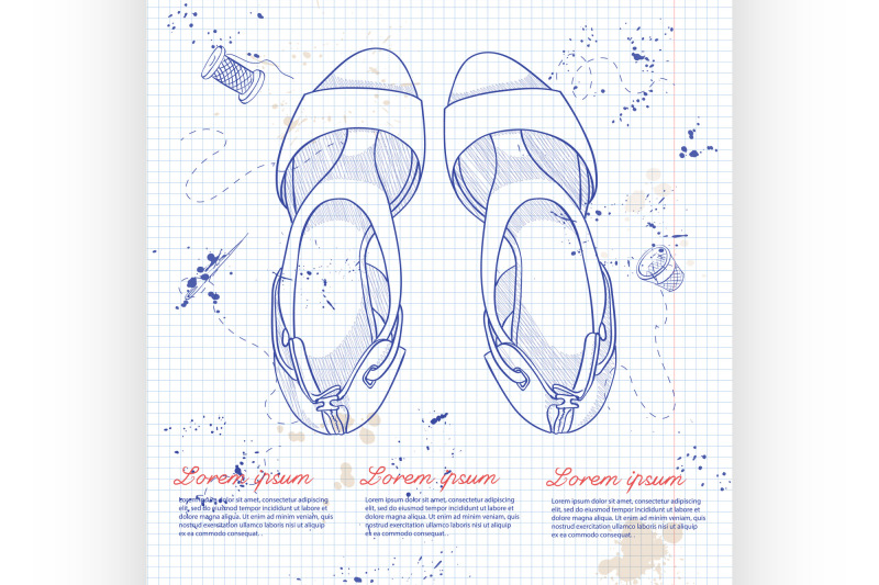 fashion-vector-sketch-womens-shoes