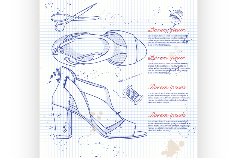 fashion-vector-sketch-womens-shoes