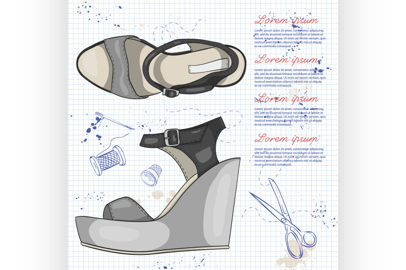 fashion-vector-sketch-womens-shoes