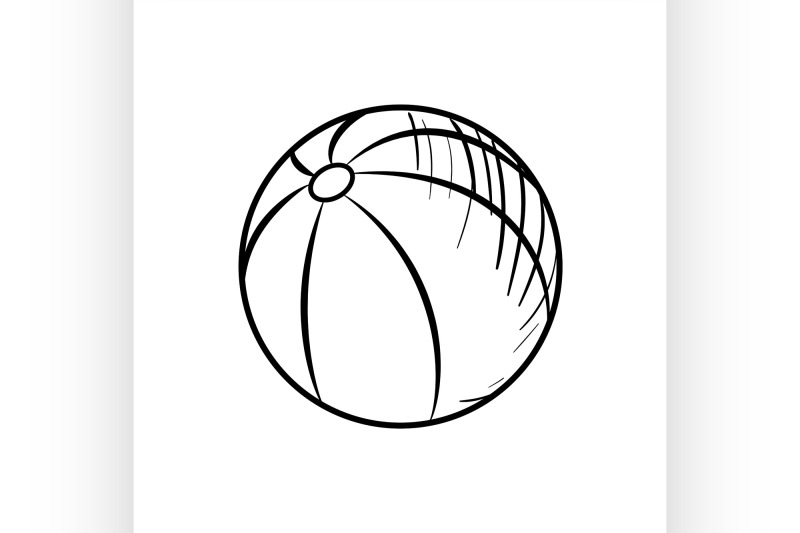 sketch-baby-beach-ball