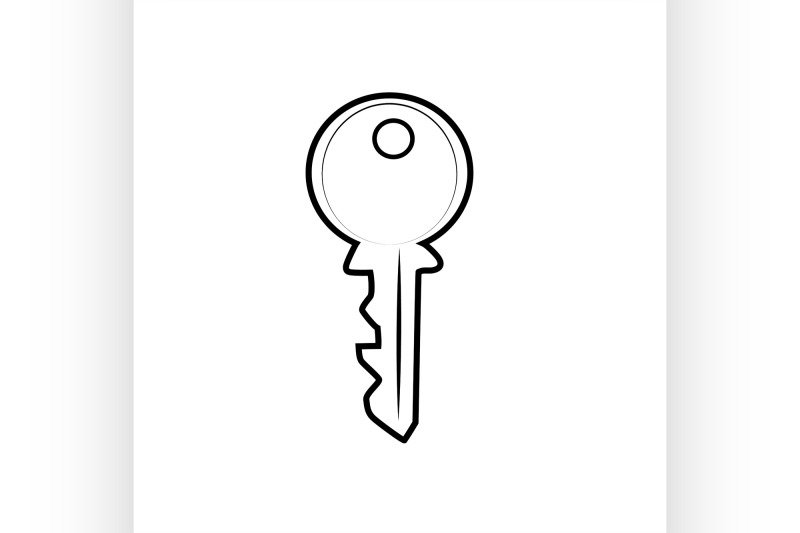 key-for-house-vector-sketch-icon