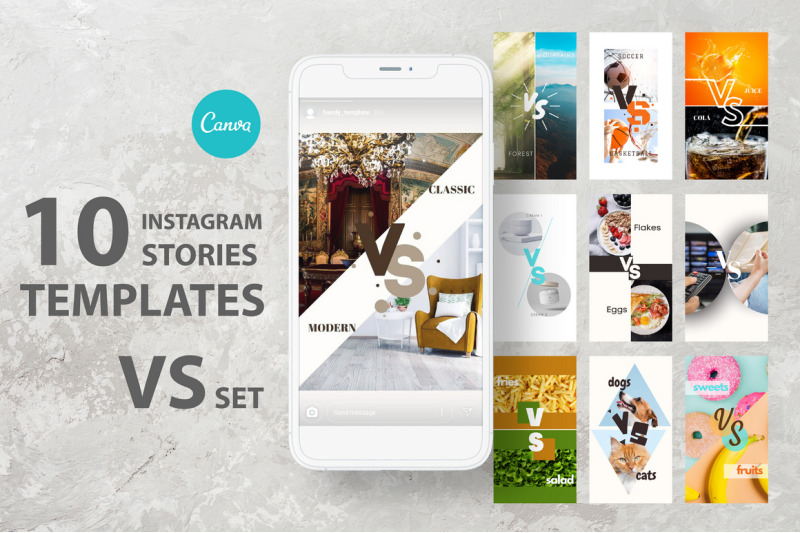 10-instagram-story-canva-template-vs-or-versus