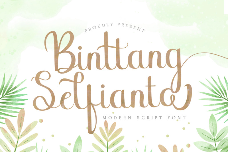 binttang-selfianto-modern-script-font