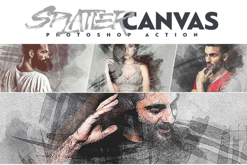 splatter-canvas-photoshop-action