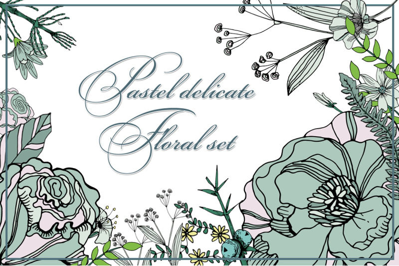 pastel-delicate-floral-set