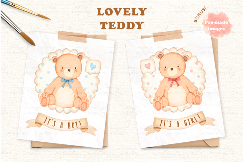 lovely-teddy-bear-watercolor-clipart