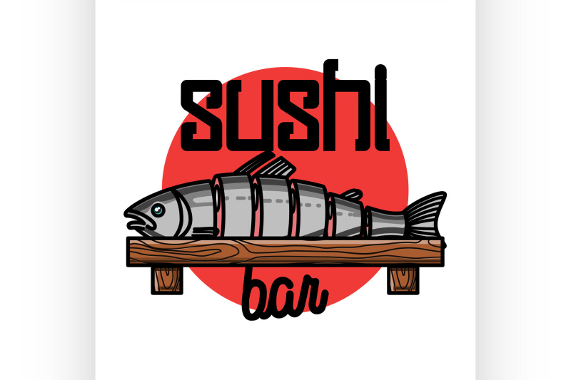 color-vintage-sushi-bar-emblem