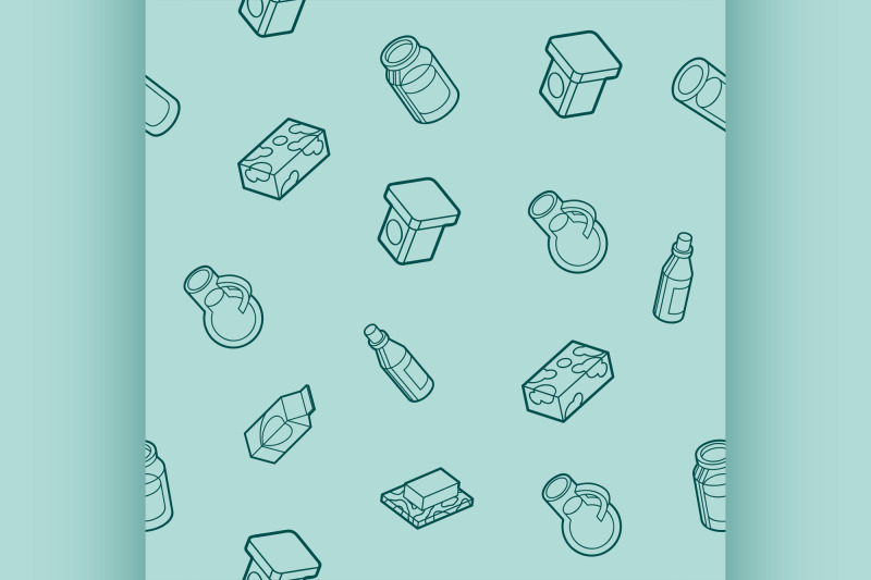 milk-flat-outline-isometric-pattern