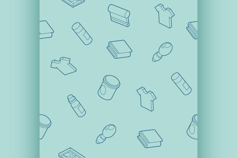 silkskreen-outline-isometric-pattern