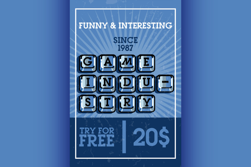 color-vintage-game-industry-banner