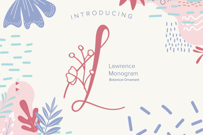 lawrence-monogram-font