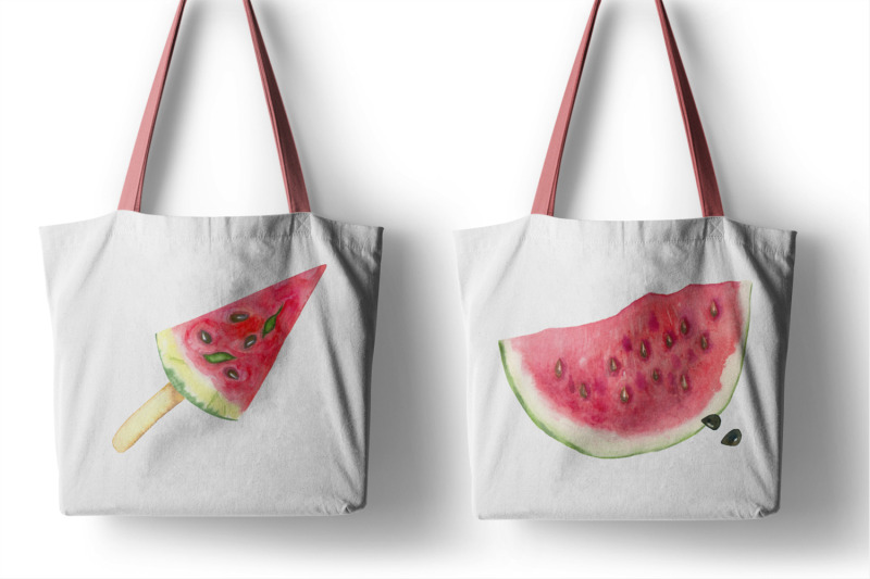 watercolor-pink-watermelon-slice-clipart