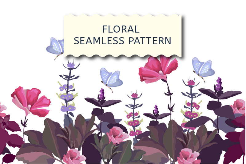 floral-seamless-border-pink-purple-flowers