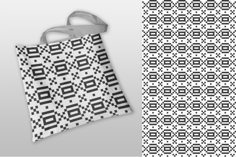 10-seamless-geometric-pixel-squares-vector-patterns
