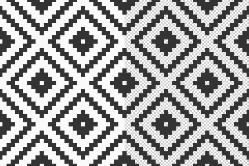 10-seamless-geometric-pixel-squares-vector-patterns