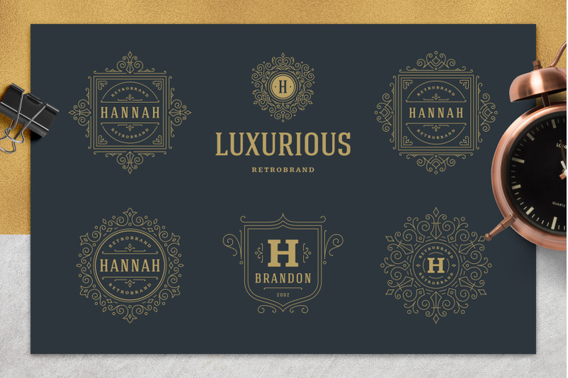 36-luxury-ornament-logos