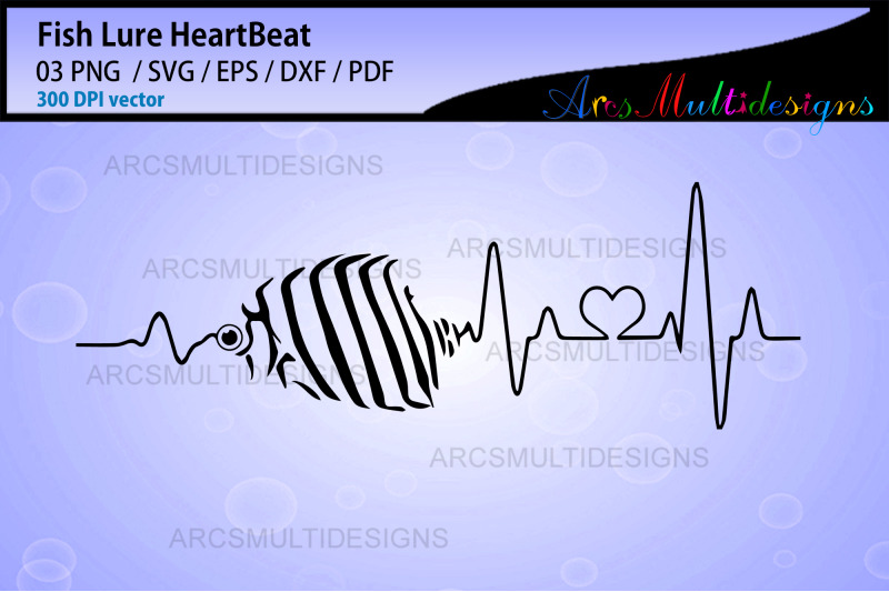 fishing-lure-heartbeat-svg