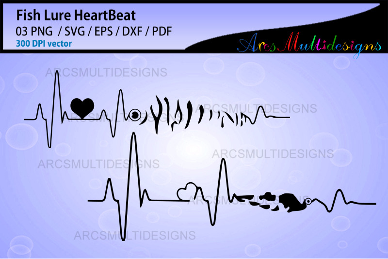 fishing-lure-heartbeat-svg