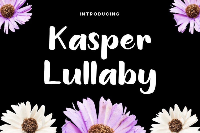 kasper-lullaby-handdrawn-font