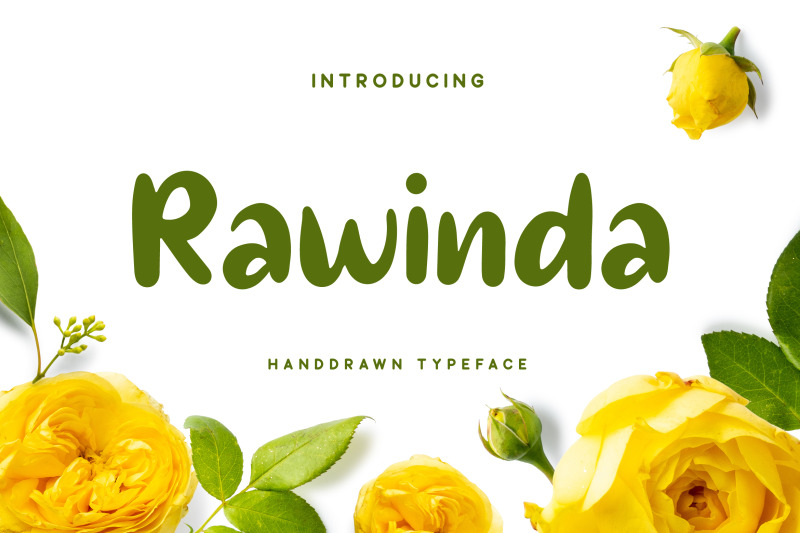 rawinda-handdrawn-font
