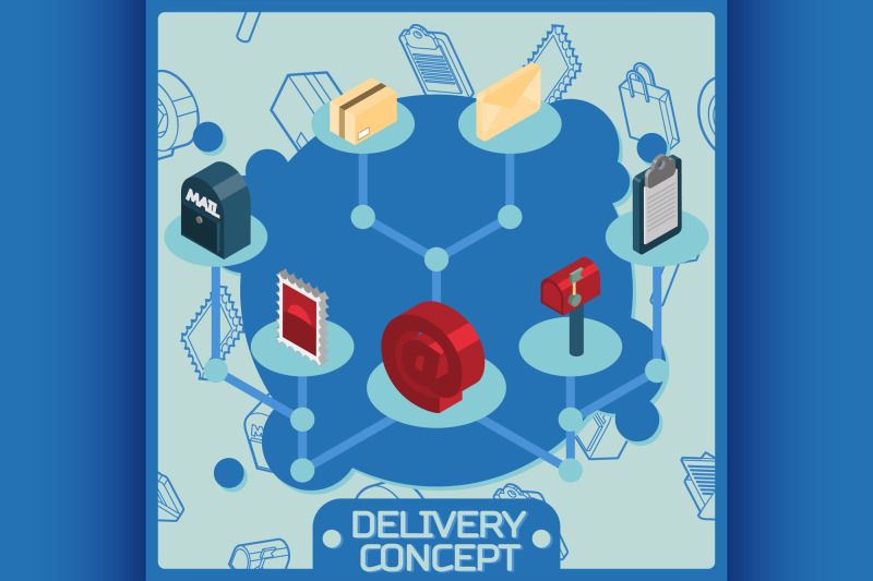 delivery-color-isometric-concept