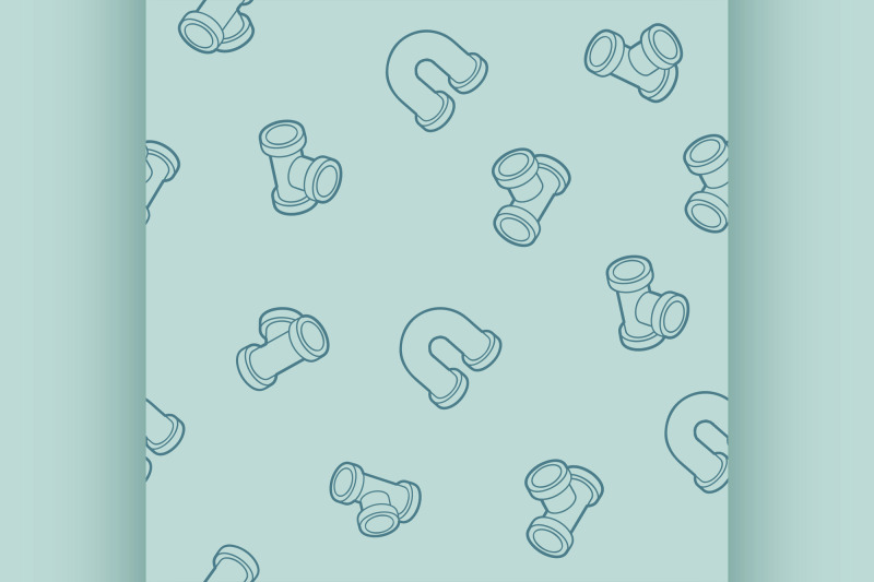 pipes-outline-isometric-icons-pattern