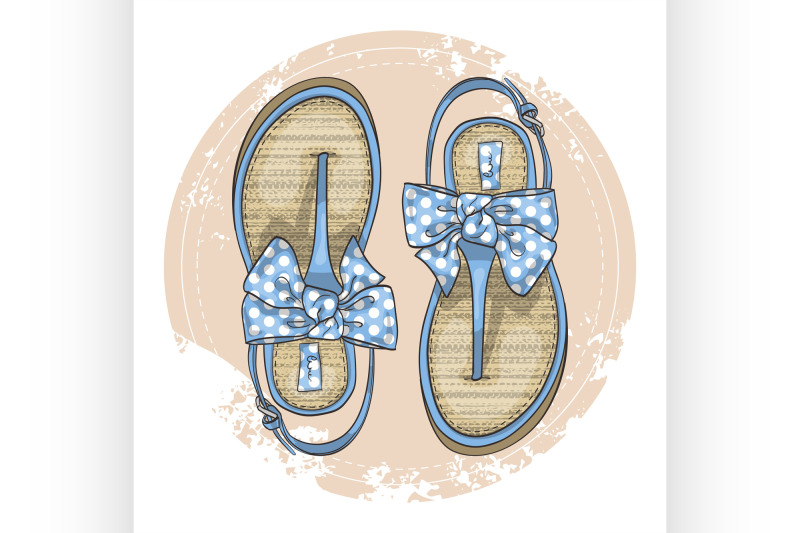 fashion-vector-sketch-womens-shoes