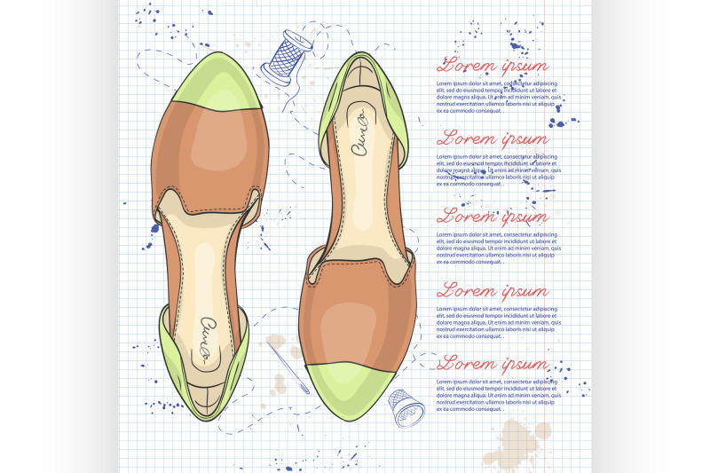 fashion-vector-sketch-womens-shoes