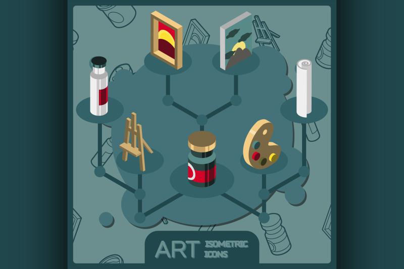 art-isometric-concept-icons