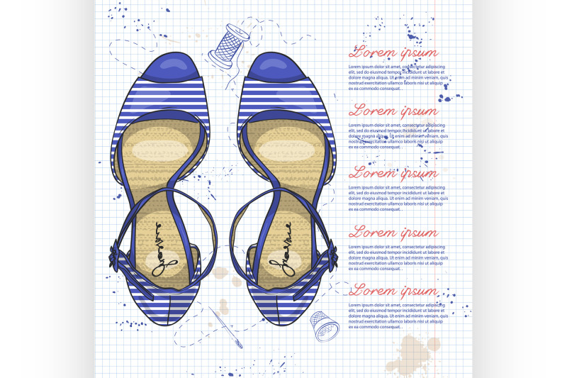 fashion-vector-sketch-womens-shoes