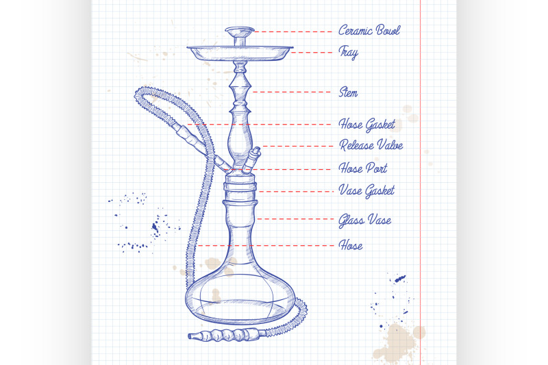 vector-hand-drawn-hookah