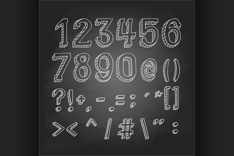 numbers-and-symbols-on-chalkboard