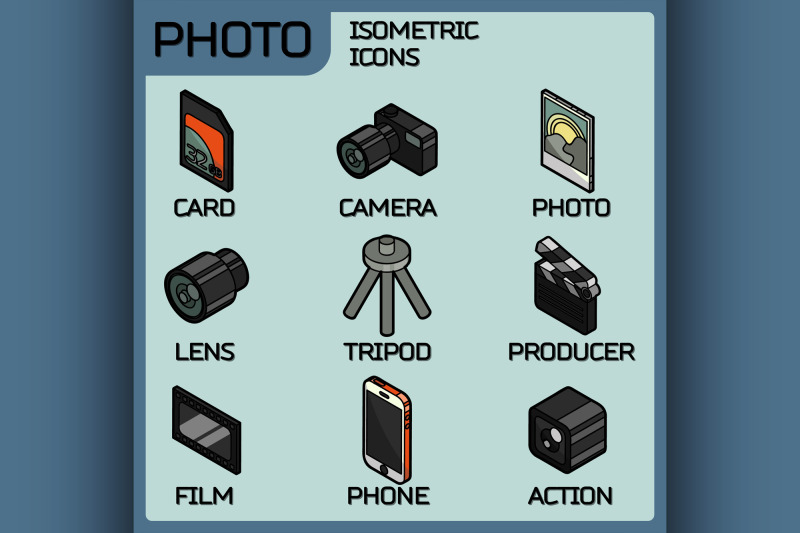 photo-color-outline-isometric-icons