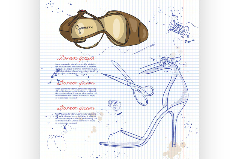 fashion-vector-sketch-womens-shoes