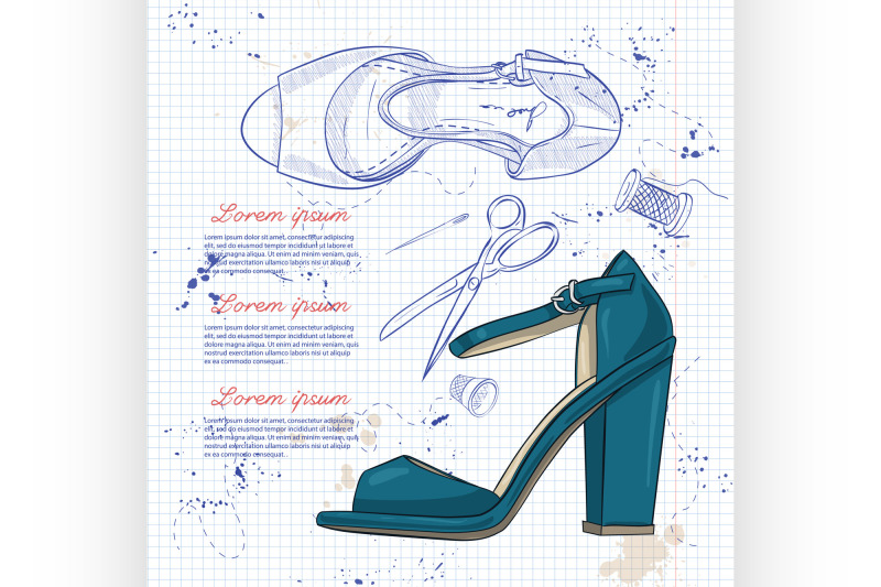 fashion-vector-sketch-womens-shoes